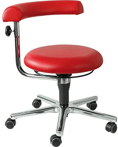 EDUPLAY 110436 Erzieher/in Stuhl, 41-54 cm, Ø 61 x 54 cm, rot,