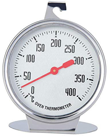KSTE Küchendigitalthermometer, Stand-Up-Zifferblatt-Ofenthermometer Edelstahl-Küchenmesser mit großem Durchmesser