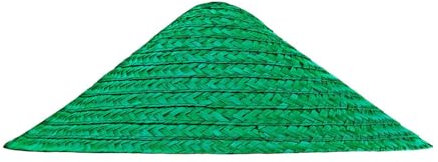 WIDMANN 29563 - Sombrero Vitkong De Paja, Unisex Adulto, Chino, Carnaval, Fiestas Temáticas, Talla Única, Color Verde