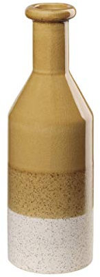 ASA - Vase, Blumenvase - Botella - Safran/gelb - Steinzeug - Ø 8,5 cm - Höhe 25,3 cm