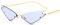 Sonnenbrille Herren Damen Sonnenbrillen Frauen Half Frame Red Mirror Eyewear Female Triangle Brillen Shades Men-Purple