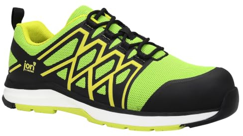 ELTEN jo_Swift Green-Yellow Low ESD S1P | Sicherheitsschuhe für Damen & Herren, Kunststoffkappe, leicht, atmungsaktiv