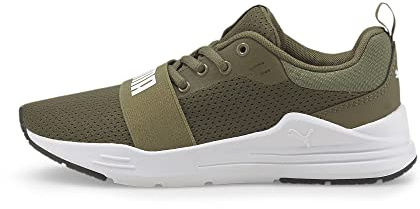 PUMA PUMA WIRED RUN JR, Sneaker, BURNT OLIVE-PUMA WHITE,