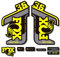 Adesivi compatibili con forcella bici Fox 36 Rhythm 2021