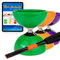 Juggle Dream Carousel Diabolo Jonglage Kit - Essieu Triple Roulement à Billes + Diablo Baguettes Superglass, Vidéo d'apprentissage en Ligne (Verte)