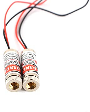 Módulo láser de línea roja de 650 nm Módulo de grupo láser industrial Distancia focal ajustable(point-2pack)