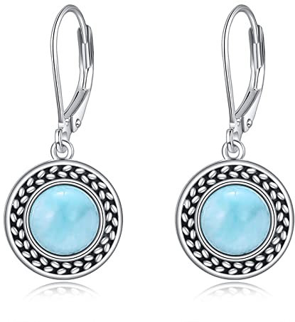 Vintage Chandelier Brisur Ohrringe f¨¹r Damen 925 Sterling Silber Ohrh?nger Larimar