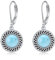 Vintage Chandelier Brisur Ohrringe f¨¹r Damen 925 Sterling Silber Ohrh?nger Larimar