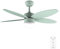 Cecotec Ventilador de Techo con Luz EnergySilence Aero 4260 Full Mint de 40 W con motor DC y 42” con luz LED, Mando a distancia, Temporizador, 6 Velocidades y 5 Aspas Reversibles