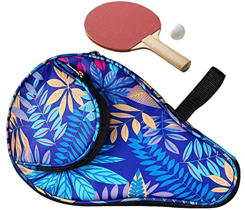 Tischtennis-Tasche | Bunte Tischtennisschlägertasche | Schläger Bälle Tischtennis Zubehör Aufbewahrungstasche für Jugendliche, Kinder, Söhne, Töchter, Studenten, Sportliebhaber