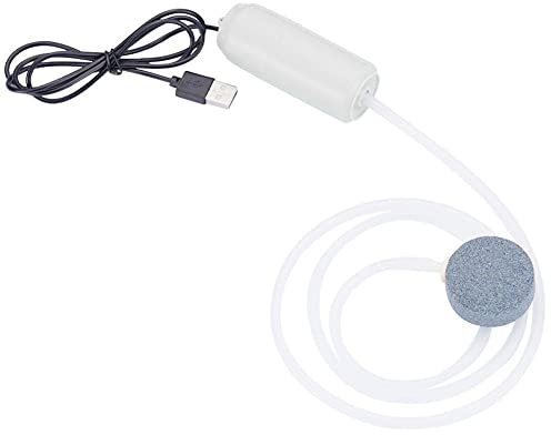 Stakee Mini Pompa 'Aria di Acquario Pompa di Ossigeno della Pompa 'Aria Ultra Silenziosa Pompa di Ossigeno a Singola Uscita