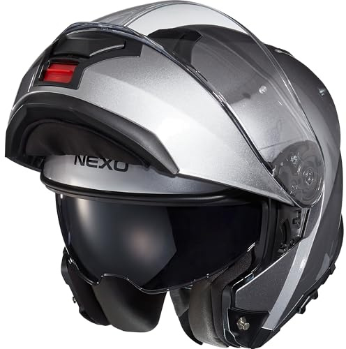Nexo Klapphelm Comfort II ECE 22/06 Motorradhelm für Herren Damen Rollerhelm Helm