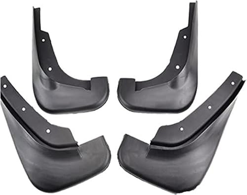 HCELET Auto Schmutzfänger Kotflügel Spritzschutz Kit für VW for Golf 4 Mk4 IV for Bora for Jetta 1998 1999 2000 2001 2002 2003 2004 2005, Car Styling Karosserie-Anbauteile Schwarz 4 Stück