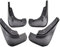 HCELET Auto Schmutzfänger Kotflügel Spritzschutz Kit für VW for Golf 4 Mk4 IV for Bora for Jetta 1998 1999 2000 2001 2002 2003 2004 2005, Car Styling Karosserie-Anbauteile Schwarz 4 Stück