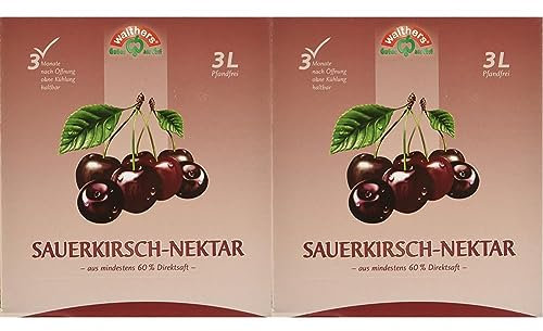 Walthers Sauerkirsch-Nektar (1 x 3 l Saftbox) (Packung mit 2)