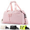 Weekender Seesack mit Schuhfach und Nasstasche, für den Alltag, Übernachtung, für Damen und Herren, Reisen, Handgepäck, Turnbeutel, Pink, L, Sporttasche