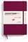 LEUCHTTURM1917 370720 - Agenda settimanale medio (A5) 2025, 18 mesi, Port Red, inglese