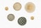 X CLICK - Decoracion Hogar - Cesta de Mimbre - Decoracion Pared Ratan- Decoración Pared - Decoración Hogar - Adornos Pared - Decoracion Casa - Bandejas para decorar - Pack de 6 Uds - Hechas a Mano