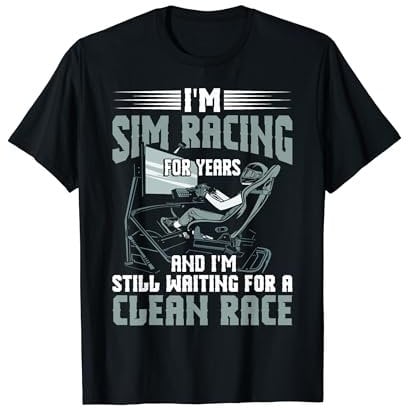 SIM Racing Gloves Monitor for SIM Racer Gaming SIM Race T-Shirt