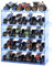 Montage Monster Jam Trucks Vitrine für 20 Monster Trucks Acryl Aufbewahrungsbox 5 Etagen Monster Trucks Organizer mit geneigtem Design, Allround-Vitrine von Spielzeug-Trucks (5 Ebenen, blau)