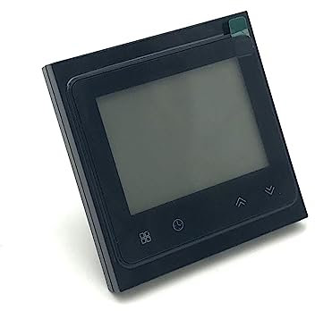 Smart Thermostat Wifi Smart Thermostat Temperature Controllor For Floor Heating Water/Gas Boiler Works Home (Color : Black, Size : BHT-002GB (Electric))