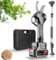 Forbice Potatura a Batteria 50mm con Asta di Estensione: Cesoie Potatura Elettriche Professionali con 4500 mAh Batteria - Forbice Elettrica per Potatura con LCD Display per Jardinage,2Battery