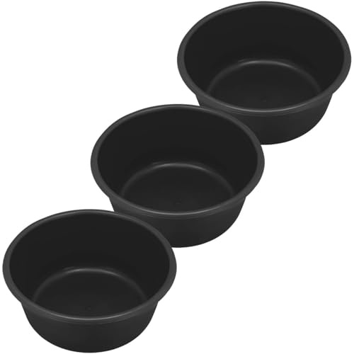 KOTARBAU® 3er Set Mörtelwanne 14 L Mörtelkübel Kunststoffwanne ⌀ 31 cm Maurerkübel Rund Baueimer Mörteleimer Wanne Kunststoff Mauererkübel Mörtelwannen Plastikwanne groß