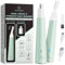 VG VOGCREST 【Nasenhaartrimmer für Frauen】Wiederaufladbarer 2-in-1-Ohr-Augenbrauen-Trimmer (grün)