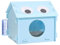 Air Conditioner Cat House - Waterproof Dog Sleeping Nest, Cat Cooling House Air-conditioned Summer Cool Waterproof M0isture-Pr00f Pet Cooling Pet, Ice