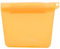 Conteneur Alimentaire Hermétique Sac en silicone pour chien, petit sac pour dresser les chiens, facile à nettoyer, portable, étanche (Orange, 12.5x2.5x9.5cm)