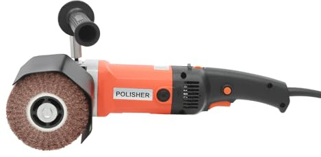 1400W Satiniermaschine, Tragbare Poliermaschine, Handpoliermaschine | 600-3600 U/min, Schleifmaschine mit Vollkupfermotor, 8 Stufen, Vielseitige Polier- & Schleifmaschine für Holz, Metall, Stein
