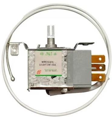 Interruptor De Termostato De Refrigerador WPF25J-EX De 3 Pines, Accesorios For Refrigeradores.