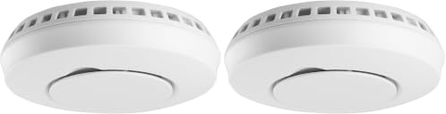 OLYMPIA Si300 Rauch-/Hitzemelder (für alle Alarmanlagen der Protect ProHome Serie), (B x H x T) 120 x 120 x 37 mm (Packung mit 2)