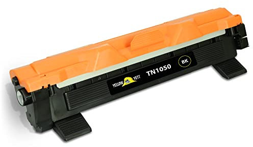 YELLOW YETI TN1050 (1.000 Seiten) Premium Toner kompatibel für Brother HL-1110 HL-1112 DCP-1510 DCP-1512 DCP-1610W DCP-1612W HL-1210W HL-1212W MFC-1810 MFC-1910W [3 Jahre Garantie]