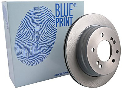 Blue Print ADG043217 Brake Disc Set (2 Brake Disc) rear, internally ventilated, No. of Holes 5