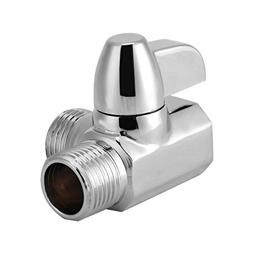 Umschaltventil Dusche Umsteller, Universal 3 Messing Chrom Umschalter Adapter G1 / 2 T-Form Adapter Ventil für Dusche Arm montiert, 3 Umschaltventil 1/2 Zoll Dusche Umsteller