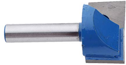 KESOTO Nutfräser Fräser Nuter Freser CNC Gravur Holzbearbeitung, Zweischneidig, 8mm Schaft, lange Lebensdauer - 8x30mm