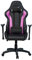 Cooler Master Caliber R1 Sedia Gaming Ergonomica, Sedia da Ufficio per Gamer con Braccioli Regolabili, Cuscini Lombari e per Collo, Pelle PU Sintetica Traspirante, Carico Fino a 150 kg - Viola / Nero