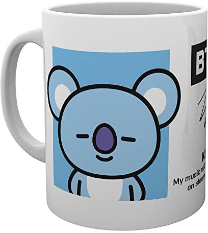 GB Eye Limited MG3605 Tasse BT21, keramik, 284 milliliters, Mehrfarbig