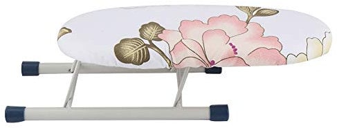 Mini Planche à Repasser Pliable Peu encombrante à la Maison, Manches de Voyage, Poignets, Colliers, Table de manutention(Pivoine)