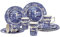 Portmeirion Spode Blue Italian 12 Piece Plate and Mug Set