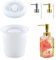 Koonafy 6 Pcs Silikonform Epoxidharz Formen,Resin Gießform kit, Silikon Form Flasche +Pumpe und Strohhalm,Bottle Resin Molds Für Küche, Bad, Stifthalter (long)