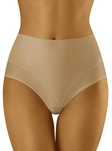 Wolbar Damen Figurformender Miederslip WB146, Beige,XXL
