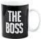 The Boss Big - Taza de té (500 ml), color negro