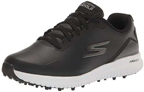 Skechers Mens Go Golf Max 2 Golf Shoes - Black/White - UK 7.5