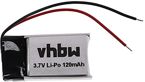 vhbw Akku Ersatz für Bose AHB581323PS | für Wireless Headset Kopfhörer (120mAh, 3,7V, Li-Polymer)
