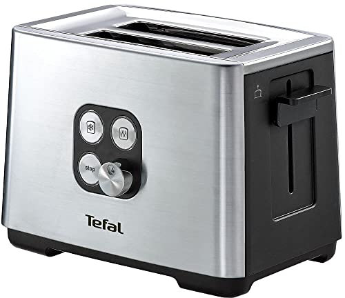 Tefal Equinox TT420D30 - Tostapane 900 W, 2 fette di pane, colore: Argento