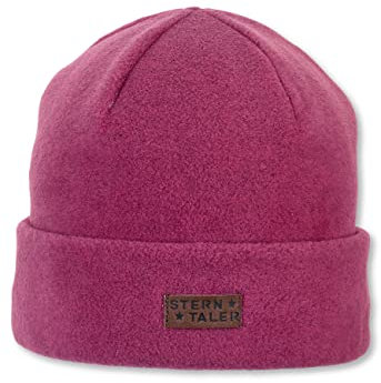 Sterntaler Baby - Mädchen Mütze Baby Beanie Mütze Fleece, Rosa, 53