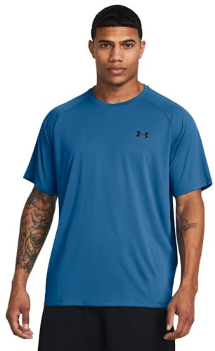Under Armour Men's Tech 2.0 Short-Sleeve T-Shirt, (406) Photon Blue / / Black, 3XL
