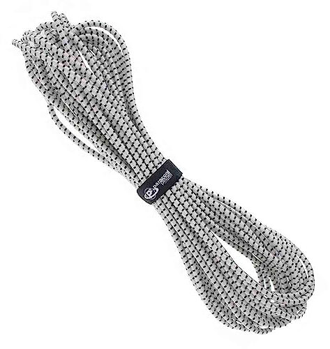PARACORD PLANET Bungee Shock Cord - Elastic Nylon Cords - Use for Kayaks, Trailer Strap, and More - Stretchy String Rope, Marine Grade